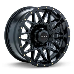 RTX Wheels – Canyon – Black – 20″x9″ 10mm – All weather Wheels – 081875